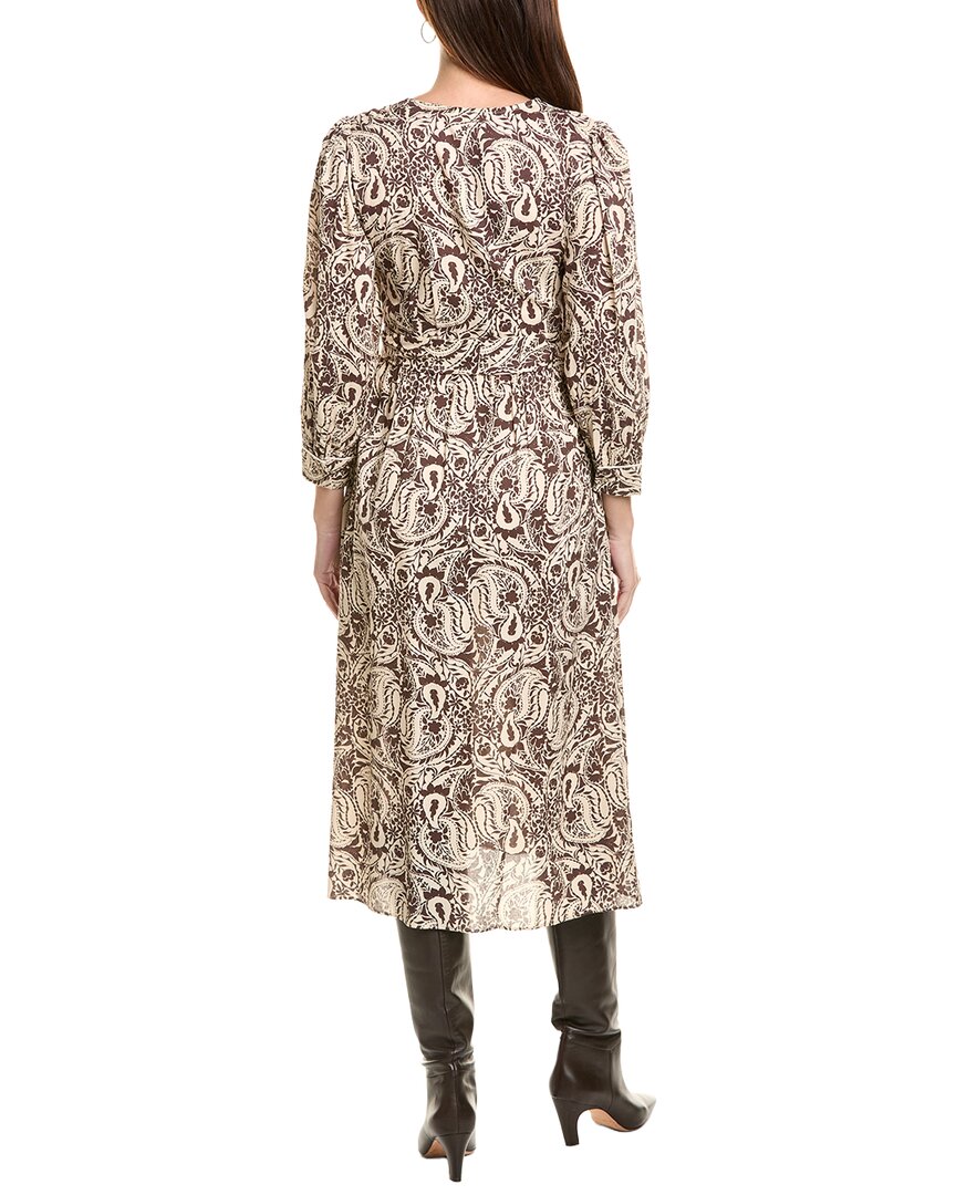 Garrie B Long Sleeve Midi Dress