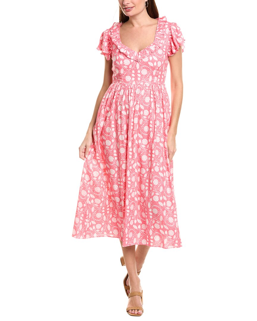 Garrie B Short Sleeve Midi Dress