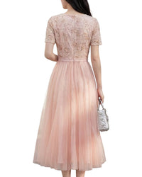 BURRYCO Burryco Short Sleeve Midi Dress