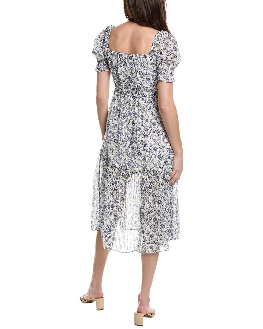 Garrie B Tie-Neck Midi Dress