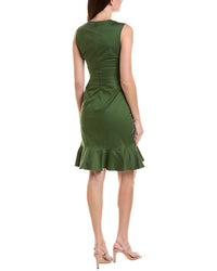 Marchesa Notte Printed Sleeveless Mini Dress