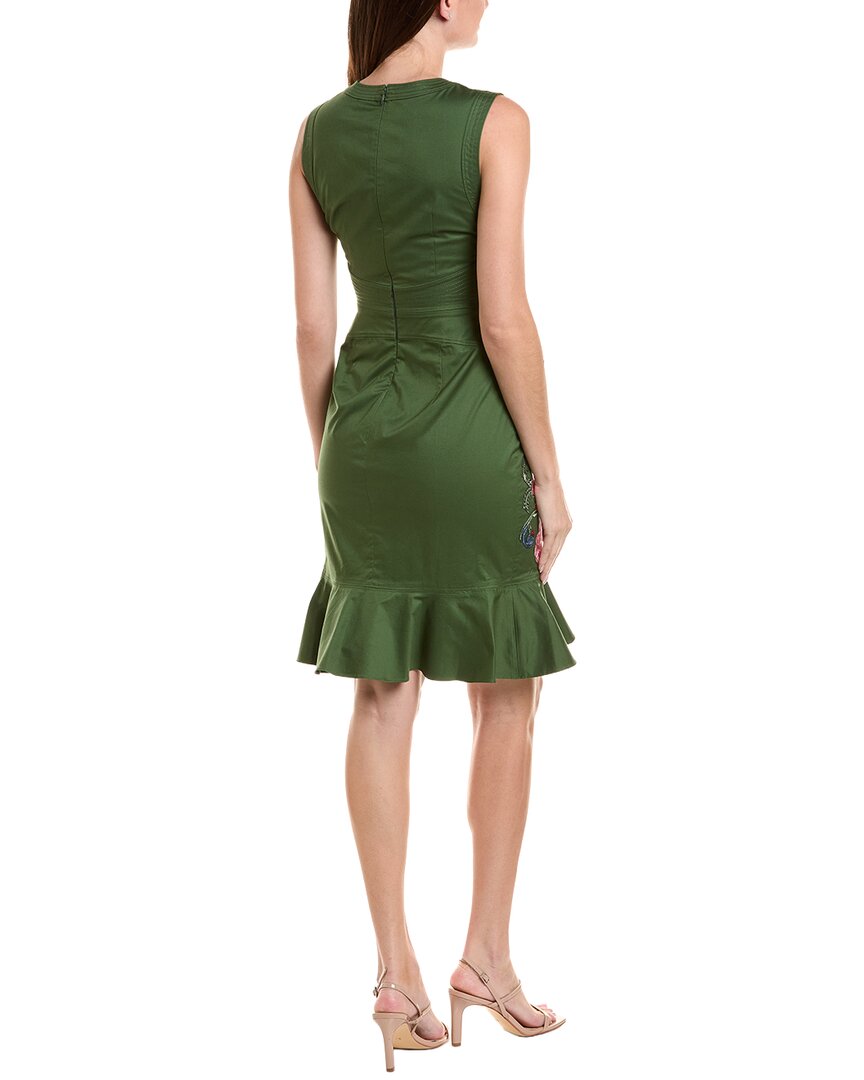 Marchesa Notte Printed Sleeveless Mini Dress