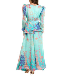 Elliatt Coral Long Sleeve Dress
