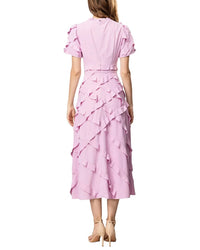 BURRYCO Burryco Short Sleeve Midi Dress
