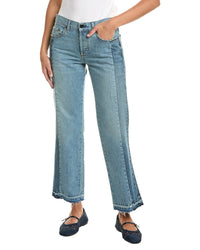 Askk Ny Low-Rise Two Tone Straight Jean