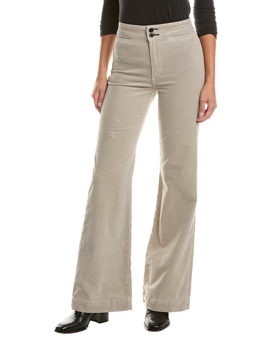Askk Ny Brighton Corduroy Washed Grey Wide Leg Jean