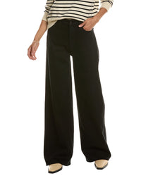 Dl1961 Hepburn Jet Black Wide Leg Jean