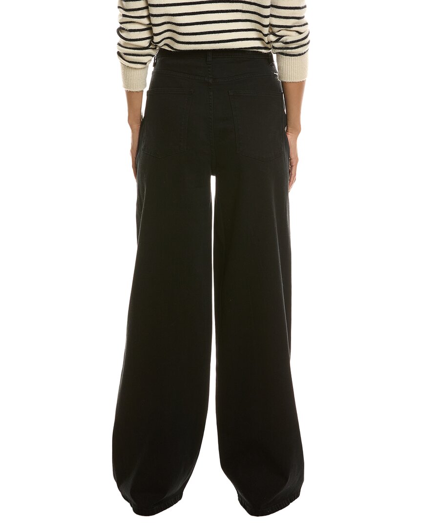 Dl1961 Hepburn Jet Black Wide Leg Jean
