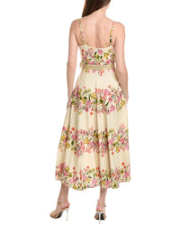 Taylor Sleeveless Linen-Blend Maxi Dress