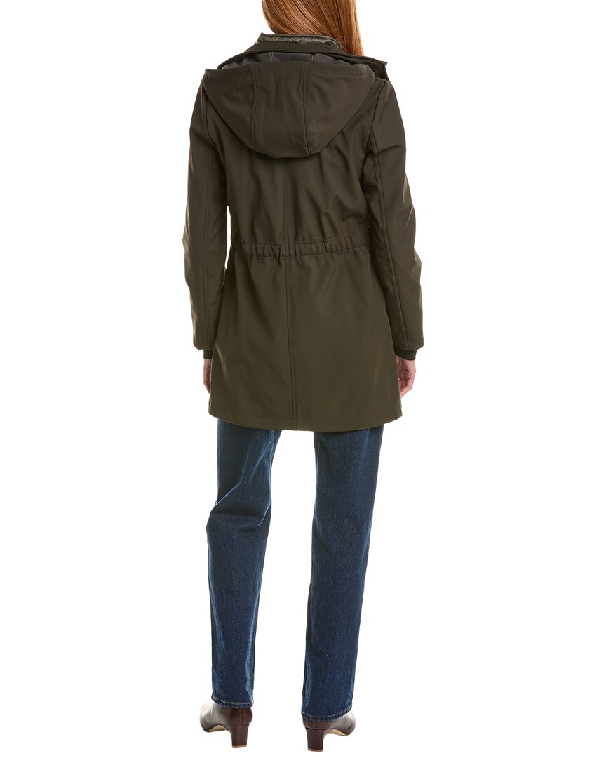 Sam Edelman Hooded Stand Collar Softshell Coat