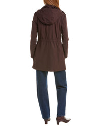 Sam Edelman Hooded Stand Collar Softshell Coat