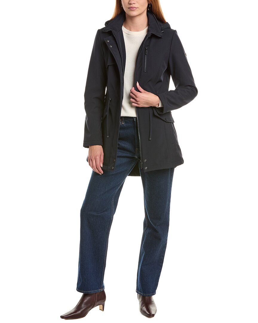 Sam Edelman Cinched Waist Softshell Coat
