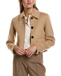 Theory Clean Flap Wool & Cashmere-Blend Jacket