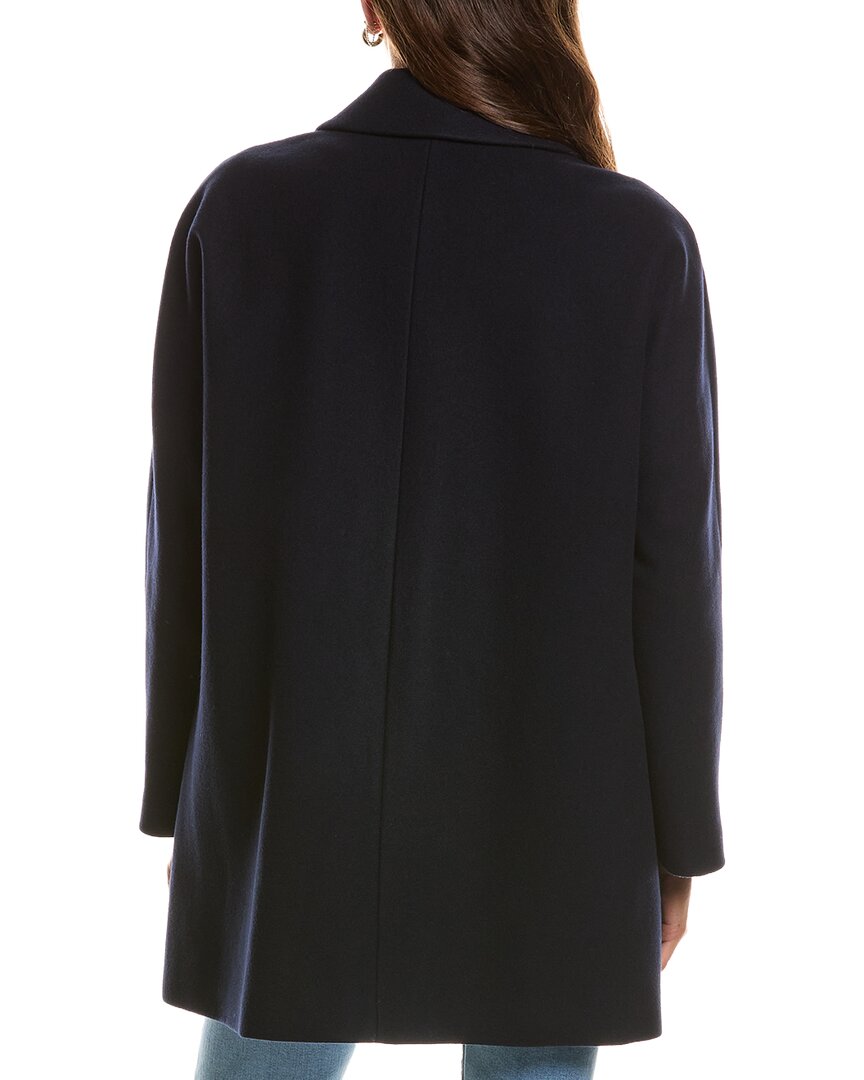 Theory Wool & Cashmere-Blend Cape Coat