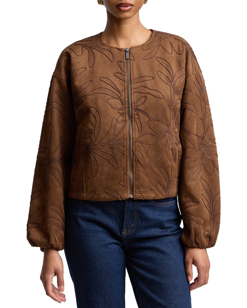 Bagatelle Jewel Neck Bomber Jacket