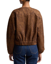 Bagatelle Jewel Neck Bomber Jacket