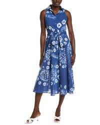 Garrie B Tie-Dye Mid Dress