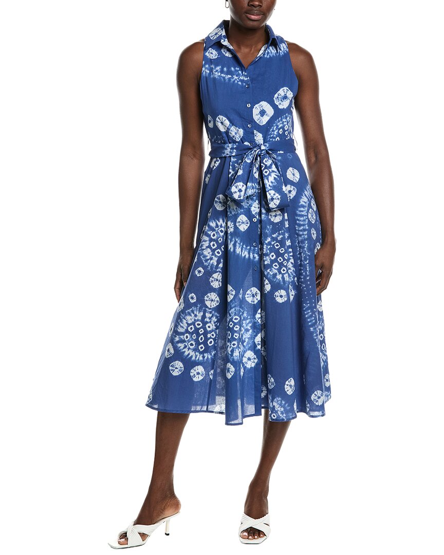Garrie B Tie-Dye Mid Dress