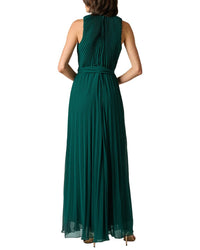 Aidan Mattox Aidan Mattox Pleated Georgette Jumpsuit