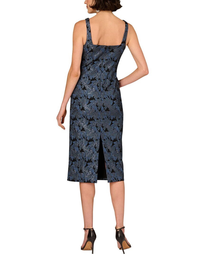 Aidan Mattox Aidan Mattox Stretch Jacquard Midi Dress