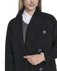 Cole Haan Cole Haan Chevron Wool Coat