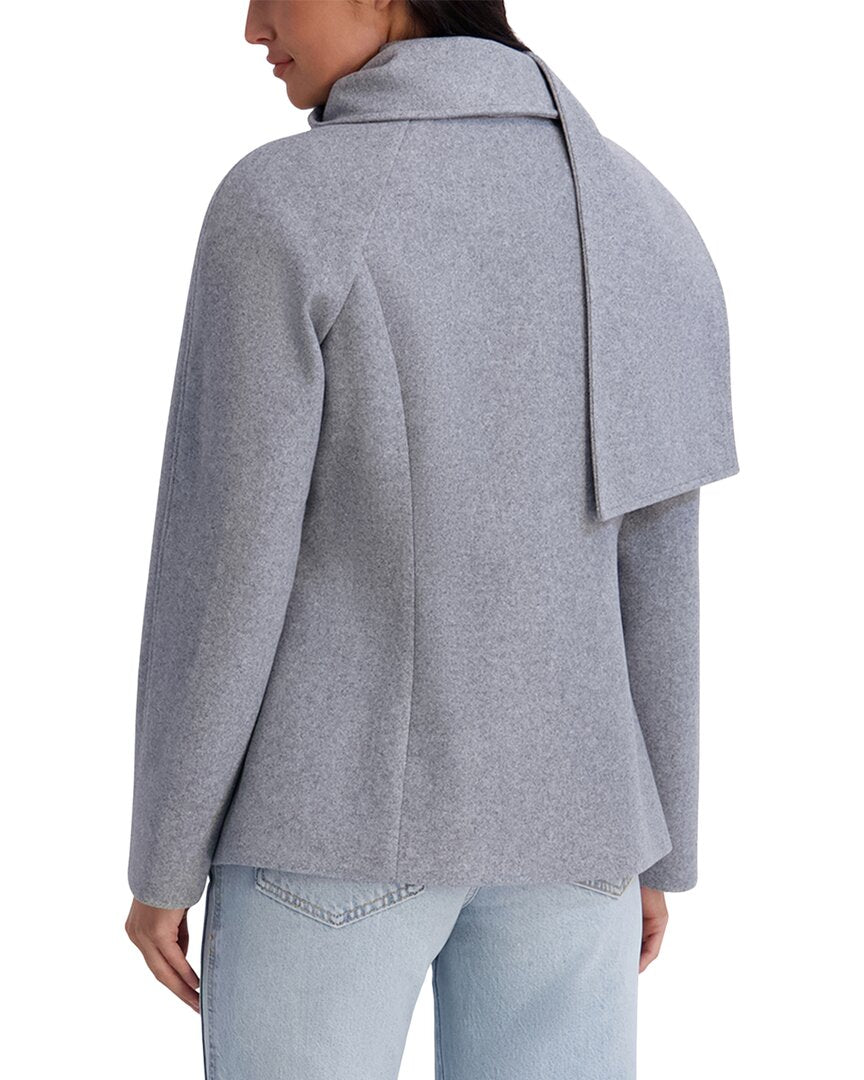 Kensie Scarf Neck Coat