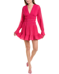 simkhai pink mini dress Simkhai Cristzbel Mini Dress, Pink / 0