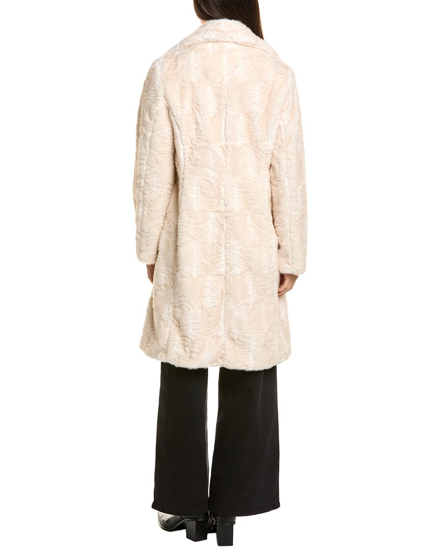 Via Spiga Reefer Embossed Coat
