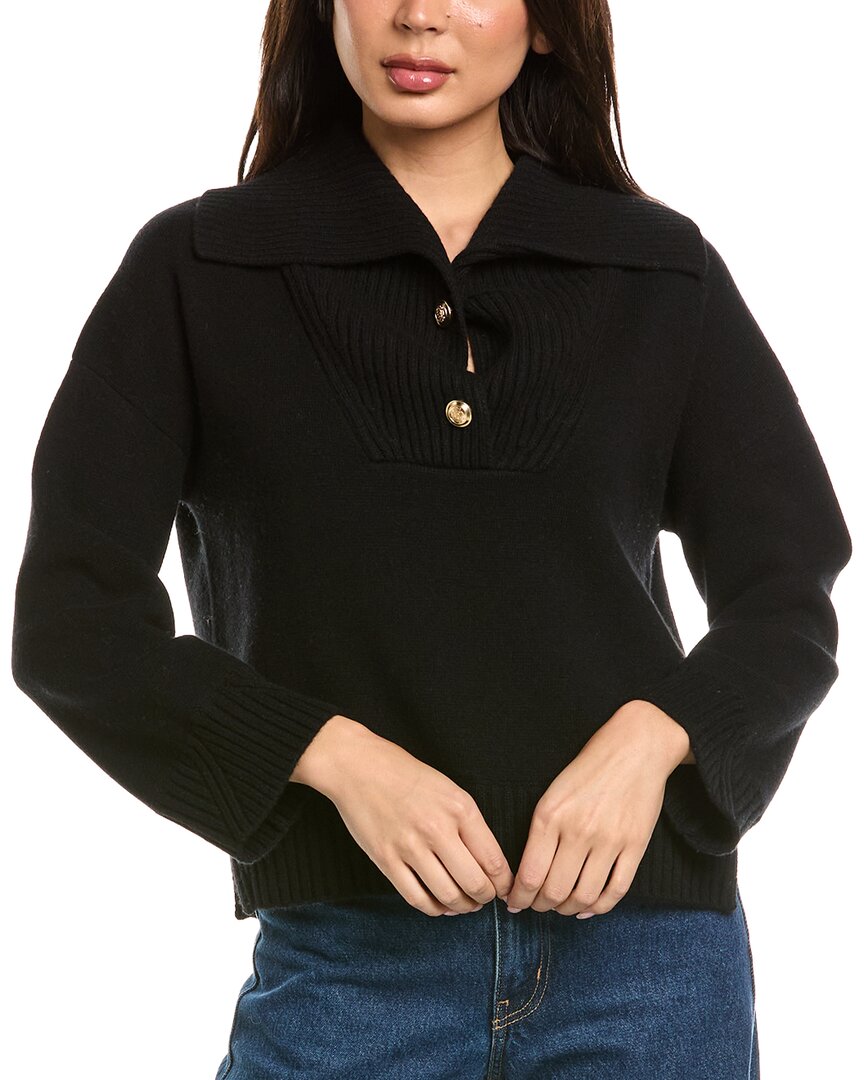 THE CASHMERE PROJECT The Cashmere Project Sailor Collar Cashmere Pullover