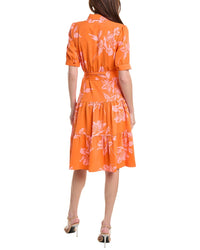 Nicole Miller Tie Waist Shirtdress
