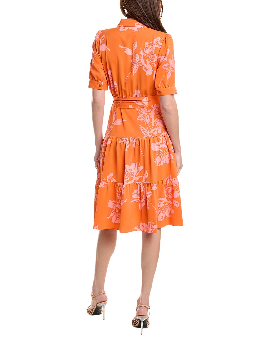 Nicole Miller Tie Waist Shirtdress