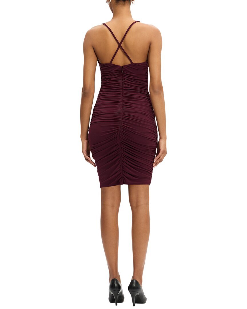 Hervé Léger Ruched Jersey Mini Dress