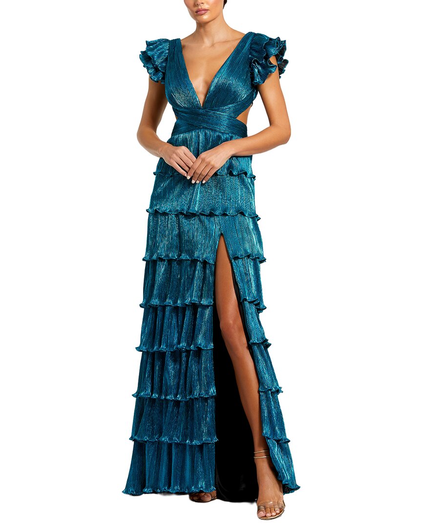 Mac Duggal Ruffle Long Dress