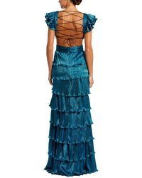 Mac Duggal Ruffle Long Dress