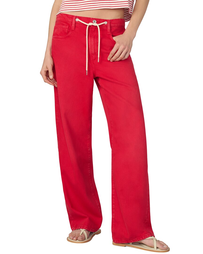 Joe's Jeans The Ryan Draw Cord Cherry Red Jean