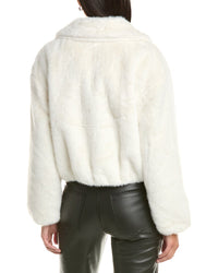 CeCe Cece Zip Front Short Blouson Jacket