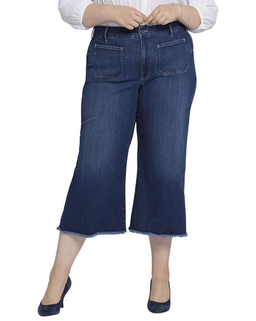 Nydj Plus Major Fanciful Wide Leg Jean
