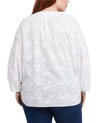 Nydj Plus Paulina Peasant Top