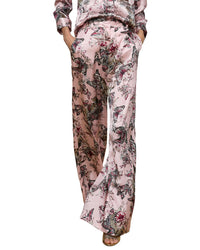 L’Agence Pilar Silk Wide Leg Pant