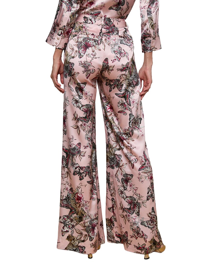L’Agence Pilar Silk Wide Leg Pant