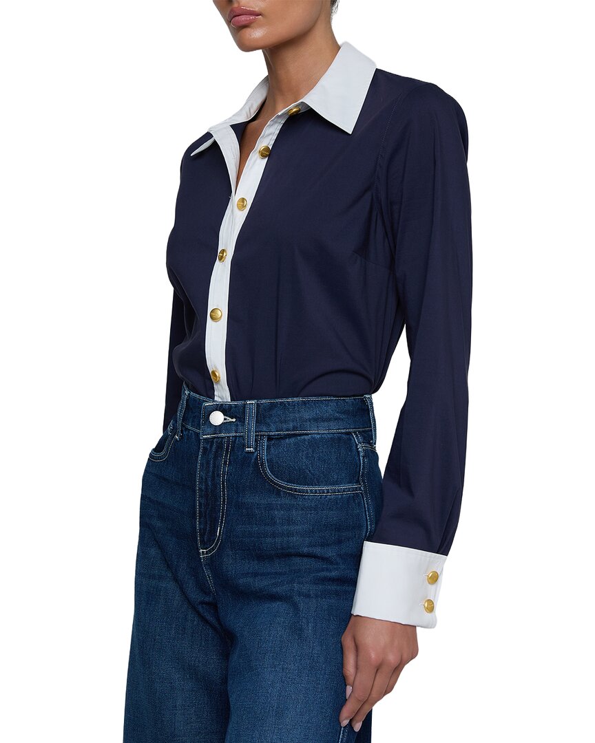 L’Agence Leslie French Cuff Bodysuit
