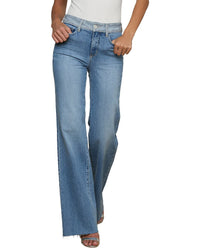 L’Agence Louane Ultra High-Rise Wide Leg Flare Jean