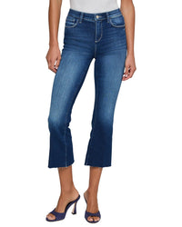 L’Agence Kendra High-Rise Crop Flare Jean