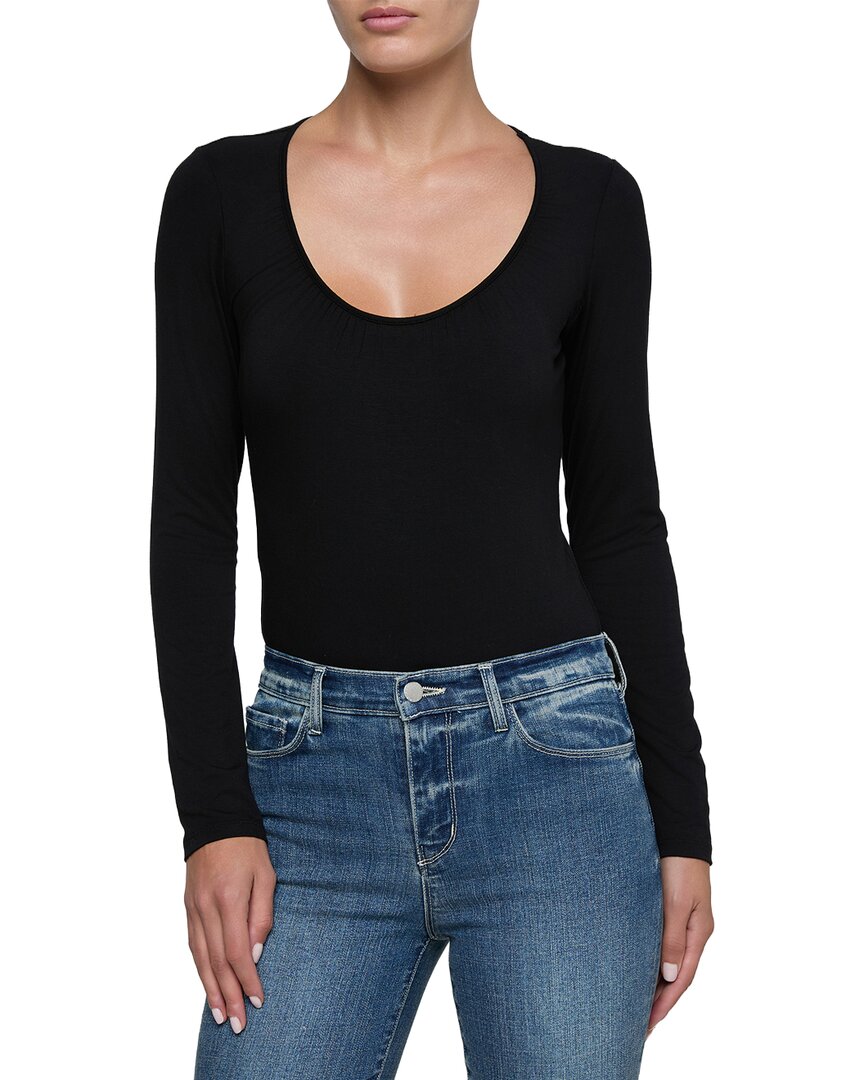 L’Agence Cassandra Ruched Bodysuit