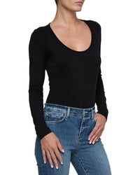 L’Agence Cassandra Ruched Bodysuit