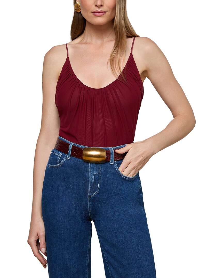 L’Agence Gelina Ruched Bodysuit