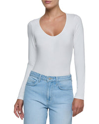 L’Agence Cassandra Ruched Bodysuit