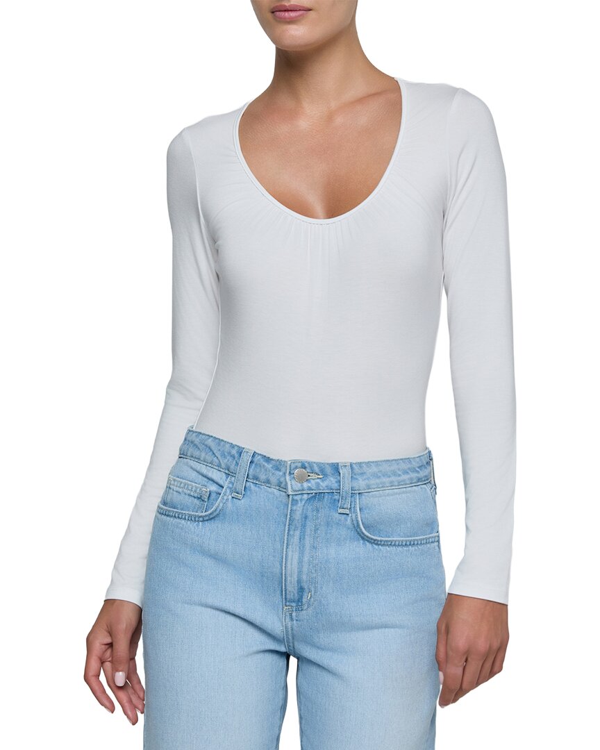 L’Agence Cassandra Ruched Bodysuit
