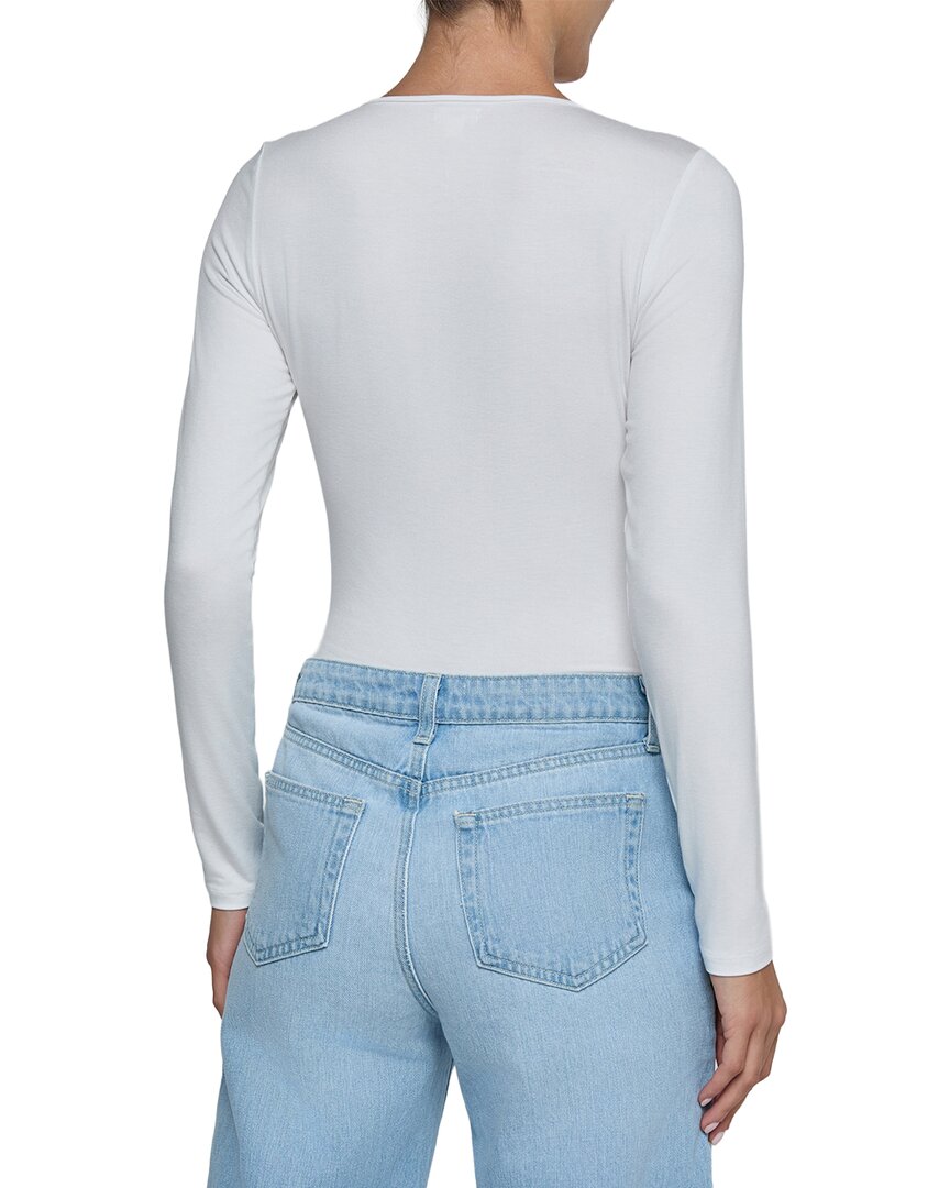 L’Agence Cassandra Ruched Bodysuit