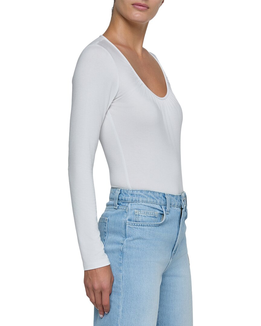 L’Agence Cassandra Ruched Bodysuit